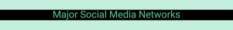 Cherry-Ann Carew - Major Social Media Networks Banner