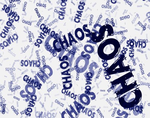 Image of the words Chaos