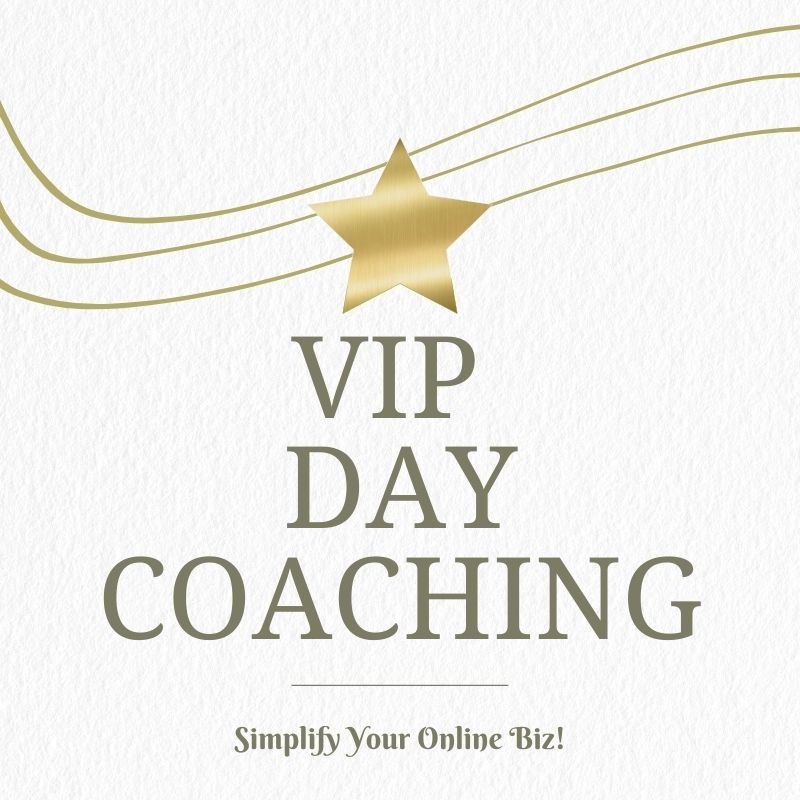 Image of text - VIP Day Coaching