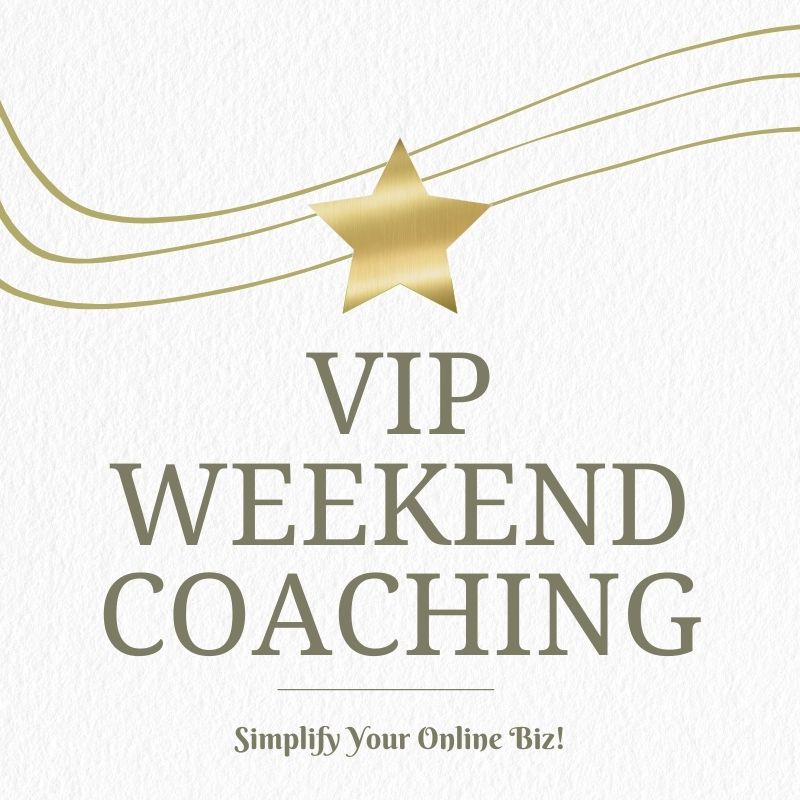 Image of text - VIP Weekend Coaching